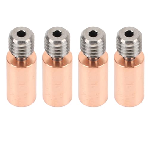Aktualisieren Sie Ihren Druck mit 4pcs All Metal Heatbreak Kupfer -Kupfer -Extruder -Throat -Röhrchen Ersatz - Hochleistungs -Hitzebreak Zum Drucken, überlegene Wärmeableitung (#4) von RASTKY
