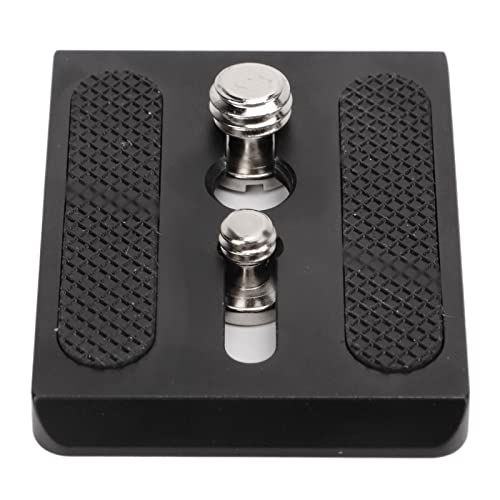 Aluminum Alloy Quick Release Plate, Tripod Head Plate Adapter, Lightweight 1/4in 3/8in Screw, for FSB 10T 6T FSB 8T DV2 DV 8 DV 10sb DV10, Video 14II, DV 2, DV 4, DV 6, DV 8, DV von RASTKY