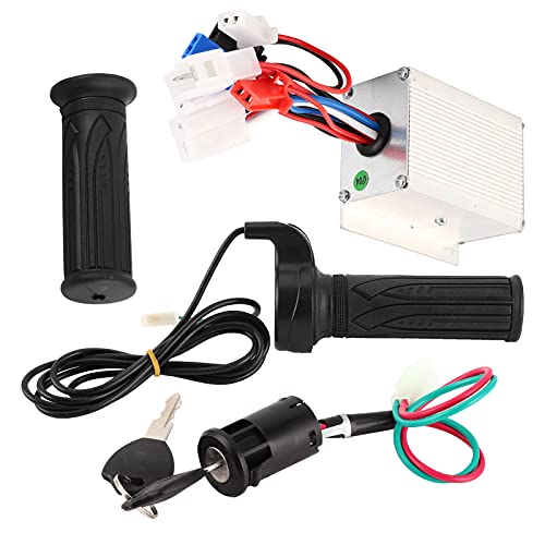 Elektroroller Geschwindigkeitsregler Set mit bequemem Griff und stabiler Geschwindigkeit für E-Bike-Griff, für Roller-Zubehör, Gummi + Aluminiumlegierung Elektroroller Geschwindigkeitsregler Set mit bequemem Griff und stabiler Geschwindigkeit für E-Bike-Griff, für Roller-Zubehör, Gummi + Aluminiumlegierung von RASTKY