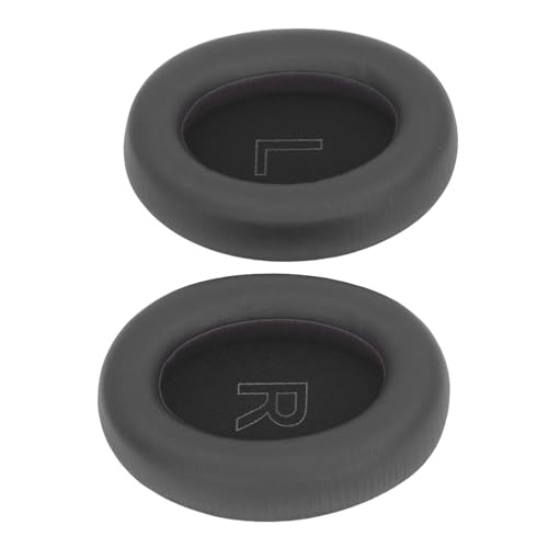 Ersatz -Earpads for Life Q10 und Life 2 Neo -Kopfhörer - Soft Protein Leder und Kissen für Verbesserte Klangqualität, Installation und Komfort (Black) von RASTKY