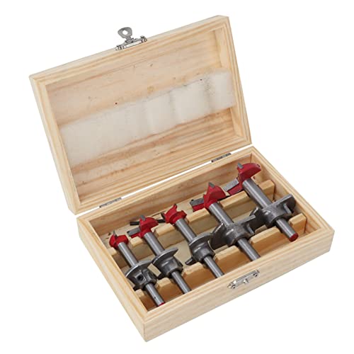Holzbearbeitung Forstner Bit Set Einstellbare Bohrtiefe Loch Säge Bohrer für Holzarbeiter und Tischlerprojekte Holzbearbeitung Forstner Bit Set Einstellbare Bohrtiefe Loch Säge Bohrer für Holzarbeiter und Tischlerprojekte von RASTKY