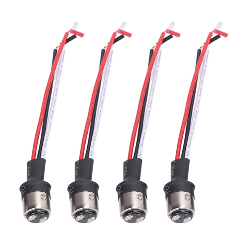 LED -Glühbirnen -Sockelanschluss, Flexible Montage für Auto -Scheinwerfer- und Blendsignal -Rückleuchten, 5 Packung Männlicher Steckdosenkabelbaumadapter -Stecker für Fahrzeuge von RASTKY