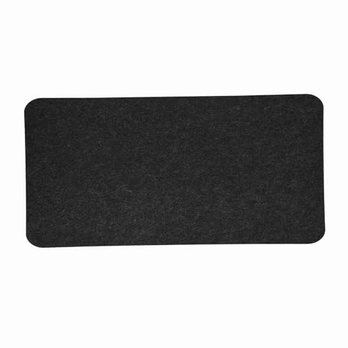 Premium 68x33cm Polyester Tischpolster für Büroschreibtisch und Laptop-Antistatik, Staubsicheres und Kratzfestes Computermatten-Erhältlich in Hellgrau, Dunkelgrau, Rosa und Erhältlich (#1) von RASTKY