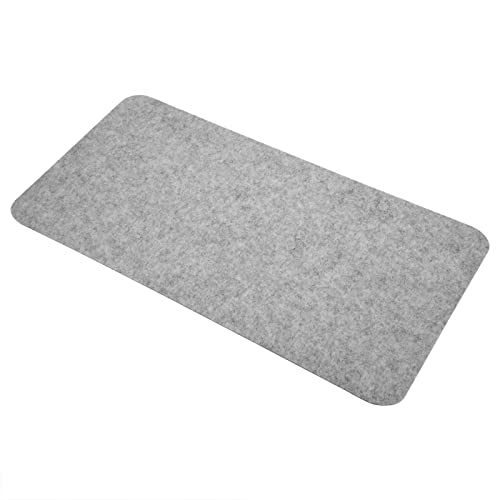 Premium 68x33cm Polyester Tischpolster für Büroschreibtisch und Laptop-Antistatik, Staubsicheres und Kratzfestes Computermatten-Erhältlich in Hellgrau, Dunkelgrau, Rosa und Erhältlich (#2) von RASTKY