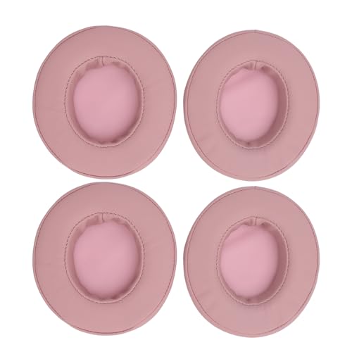RASTKY 4pcs Ersatz -Ohrpolsterkissen für Headset - Weiches Proteinleder und Ohrhörer für Bequemes Kopfhörererlebnis, um Ohrpolster für eine Verbesserte Schallisolation zu Installieren (PINK) von RASTKY