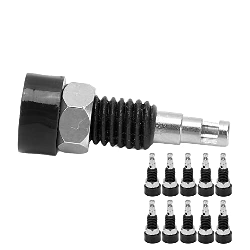 RASTKY Bananenanschlusspanel 10pcs 2mm Banana Feemalesocket -Stecker -Adapter Panelpostenposten für Elektronische Instrumente für Schweißmaschinen (Black) von RASTKY