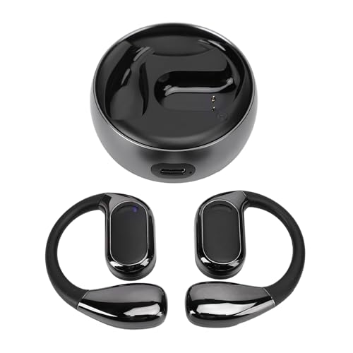 Sprachtranslator Ohrhörer Wireless Übersetzungshauptset Mehrsprachiger Echtzeit (Black) von RASTKY