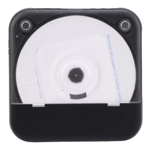 Tragbarer CD -Player mit Fernbedienung - MP3 Stereo Sound Desktop Player für Zuhause, Unterstützt Mehrere Disc, USB/Kopfhörerbuchsen, 2000 mAh Akku für den Außengebrauch, (Black) von RASTKY