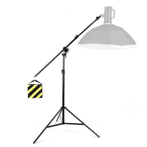 Galgenstativ,c-Stand,Aluminium Top Light Stand,Hängearm-Lichtstativ,Freitragende Beleuchtung Overhead Light Stand,Mit 1/4 Und 3/8 Zoll Schrauben,380cm,Für Softboxen,Studioleuchten,Stroboskope Galgenstativ,c-Stand,Aluminium Top Light Stand,Hängearm-Lichtstativ,Freitragende Beleuchtung Overhead Light Stand,Mit 1/4 Und 3/8 Zoll Schrauben,380cm,Für Softboxen,Studioleuchten,Stroboskope von RATSTONE