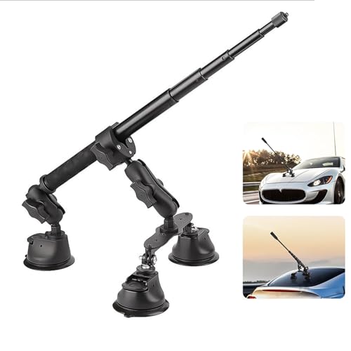RATSTONE Dreifach-Saugnapf-Autohalterungs-Set,Mit 2-In-1 Verlängerung/Selfie-Stick 112cm,Geeignet Für Insta360,Dreifache Saugnapfhalterung Für Windschutzscheibe Und Autofenster RATSTONE Dreifach-Saugnapf-Autohalterungs-Set,Mit 2-In-1 Verlängerung/Selfie-Stick 112cm,Geeignet Für Insta360,Dreifache Saugnapfhalterung Für Windschutzscheibe Und Autofenster von RATSTONE