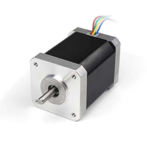 RATTMMOTOR Nema 17 Schrittmotor 1,8 Grad 65Ncm (95oz.in) Hochgeschwindigkeits Bipolar 2 Phase universeller Stepper Motor 1,8A 42x42x60mm für 3D Drucker,CNC-Fräse,Roboter von RATTMMOTOR