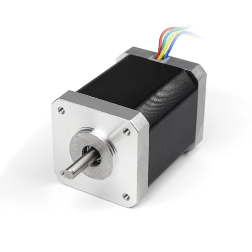 RATTMMOTOR Nema 17 Schrittmotor Nema 17 Stepper Motor,4 Drähte Stepping Motor 65Ncm (95oz.in) Hochgeschwindigkeits Bipolar 1,8 Grad 2 Phase 1,8A 42x42x60mm für 3D Drucker,CNC-Fräse,Roboter von RATTMMOTOR