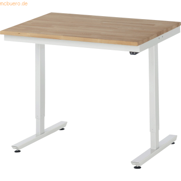 Rau Arbeitstisch 1000x800x720-1120 elektrisch B-Platte 25mm lichtgrau Rau Arbeitstisch 1000x800x720-1120 elektrisch B-Platte 25mm lichtgrau von RAU