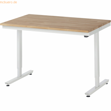 Rau Arbeitstisch 1250x800x720-1120 elektrisch B-Platte 25mm lichtgrau Rau Arbeitstisch 1250x800x720-1120 elektrisch B-Platte 25mm lichtgrau von RAU
