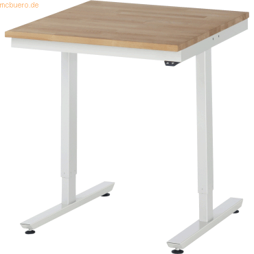 Rau Arbeitstisch 750x800x720-1120 elektrisch B-Platte 25mm lichtgrau Rau Arbeitstisch 750x800x720-1120 elektrisch B-Platte 25mm lichtgrau von RAU