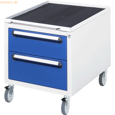 Rau Rollcontainer 480x600x540mm 2xSchublade lichtgrau/enzianblau Rau Rollcontainer 480x600x540mm 2xSchublade lichtgrau/enzianblau von RAU