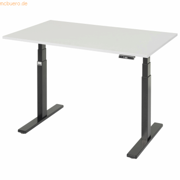 Rau Schreibtisch adlatus 100 1250x800x650-1300 M-Platte schwarz Rau Schreibtisch adlatus 100 1250x800x650-1300 M-Platte schwarz von RAU