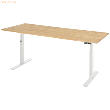 Rau Schreibtisch adlatus 100 2000x800x650-1300 B-Platte lichtgrau Rau Schreibtisch adlatus 100 2000x800x650-1300 B-Platte lichtgrau von RAU