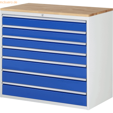 Rau Schubladenschrank 1145x650x1035mm B-Top-25mm 7xSchublade-TA lichtg Rau Schubladenschrank 1145x650x1035mm B-Top-25mm 7xSchublade-TA lichtg von RAU