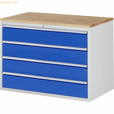Rau Schubladenschrank 1145x650x825mm B-Top-25mm 4xSchublade-TA lichtgr Rau Schubladenschrank 1145x650x825mm B-Top-25mm 4xSchublade-TA lichtgr von RAU