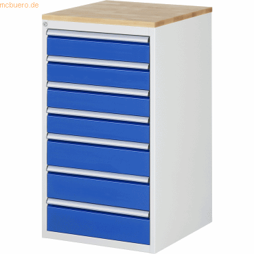 Rau Schubladenschrank 580x650x1035mm B-Top-25mm 7xSchublade-TA lichtgr Rau Schubladenschrank 580x650x1035mm B-Top-25mm 7xSchublade-TA lichtgr von RAU