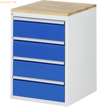 Rau Schubladenschrank 580x650x825mm B-Top-25mm 4xSchublade-TA lichtgra Rau Schubladenschrank 580x650x825mm B-Top-25mm 4xSchublade-TA lichtgra von RAU