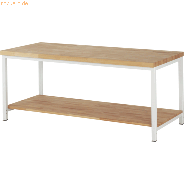 Rau Werkbank 2000x900x840-1040mm lichtgrau Rau Werkbank 2000x900x840-1040mm lichtgrau von RAU