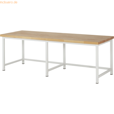 Rau Werkbank 2500x900x840-1040mm lichtgrau Rau Werkbank 2500x900x840-1040mm lichtgrau von RAU