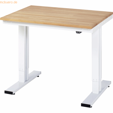 Rau Werktisch 1000x800x720-1120mm elektrisch B-Platte 25mm lichtgrau Rau Werktisch 1000x800x720-1120mm elektrisch B-Platte 25mm lichtgrau von RAU