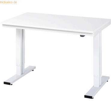 Rau Werktisch 1250x800x720-1120mm elektrisch M-Platte 22mm lichtgrau Rau Werktisch 1250x800x720-1120mm elektrisch M-Platte 22mm lichtgrau von RAU