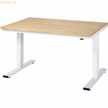 Rau Werktisch 1500x1000x720-1120mm elektrisch B-Platte 25mm lichtgrau Rau Werktisch 1500x1000x720-1120mm elektrisch B-Platte 25mm lichtgrau von RAU