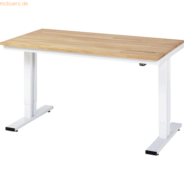 Rau Werktisch 1500x800x720-1120mm elektrisch B-Platte 25mm lichtgrau Rau Werktisch 1500x800x720-1120mm elektrisch B-Platte 25mm lichtgrau von RAU