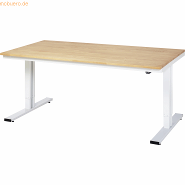 Rau Werktisch 2000x1000x720-1120mm elektrisch B-Platte 25mm lichtgrau Rau Werktisch 2000x1000x720-1120mm elektrisch B-Platte 25mm lichtgrau von RAU