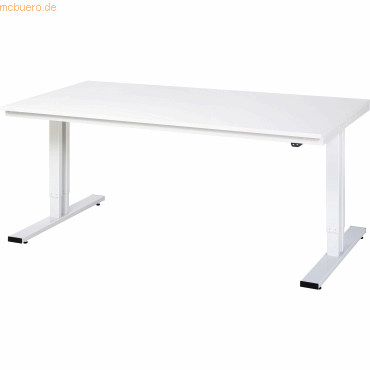 Rau Werktisch 2000x1000x720-1120mm elektrisch M-Platte 22mm lichtgrau Rau Werktisch 2000x1000x720-1120mm elektrisch M-Platte 22mm lichtgrau von RAU