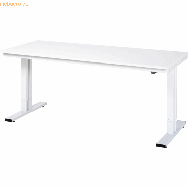 Rau Werktisch 2000x800x720-1120mm elektrisch M-Platte 22mm lichtgrau Rau Werktisch 2000x800x720-1120mm elektrisch M-Platte 22mm lichtgrau von RAU