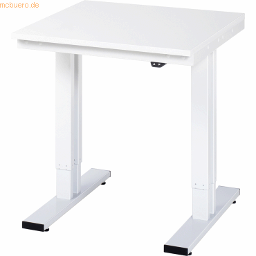 Rau Werktisch 750x800x720-1120mm elektrisch M-Platte 22mm lichtgrau Rau Werktisch 750x800x720-1120mm elektrisch M-Platte 22mm lichtgrau von RAU