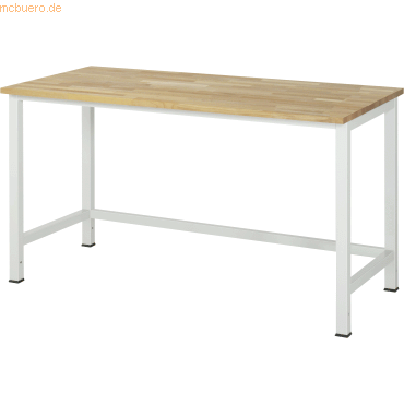 Rau Werktisch 900-1 1500x800x825mm B-Platte-25mm lichtgrau Rau Werktisch 900-1 1500x800x825mm B-Platte-25mm lichtgrau von RAU