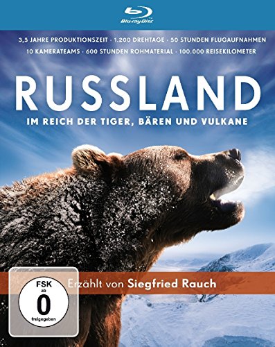 Russland - Im Reich der Tiger, Bären und Vulkane [Blu-ray] von RAUCH,SIEGFRIED
