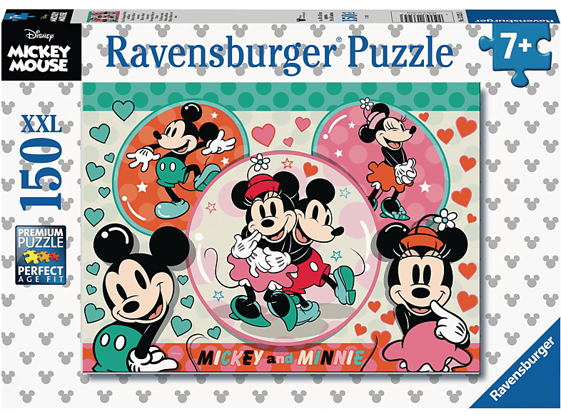 RAVENSBURGER 13325 Unser Traumpaar Mickey und Minnie Puzzle Mehrfarbig von RAVENSBURGER