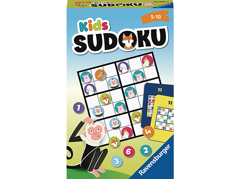 RAVENSBURGER 20850 Kids Sudoku Brettspiel Mehrfarbig von RAVENSBURGER