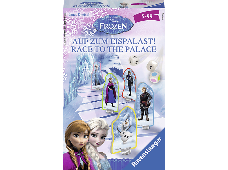 RAVENSBURGER 234028 Disney Frozen, auf zum Eispalast Kinderspiel Mehrfarbig von RAVENSBURGER