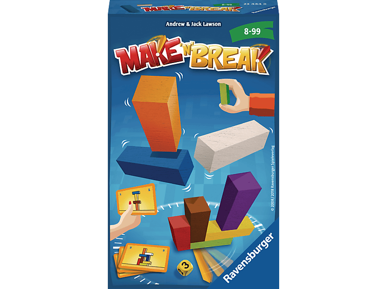 RAVENSBURGER 23444 Make 'n' Break Kinderspiel Mehrfarbig von RAVENSBURGER