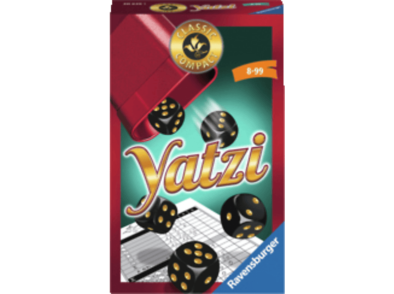 RAVENSBURGER Classic Compact: Yatzi Würfelspiel Mehrfarbig von RAVENSBURGER