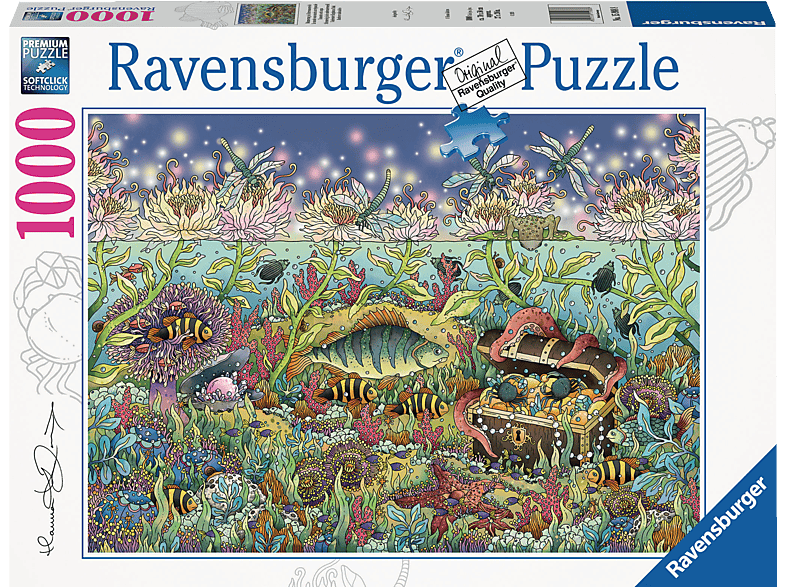 RAVENSBURGER Dämmerung im Unterwasserreich Puzzle Mehrfarbig von RAVENSBURGER