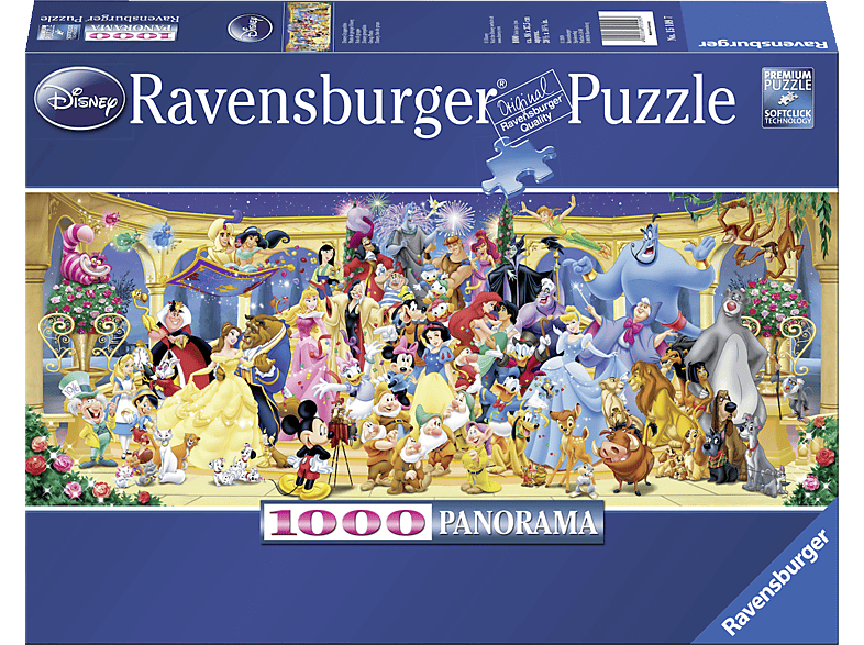 RAVENSBURGER Disney Gruppenfoto Panorama Puzzle Mehrfarbig von RAVENSBURGER