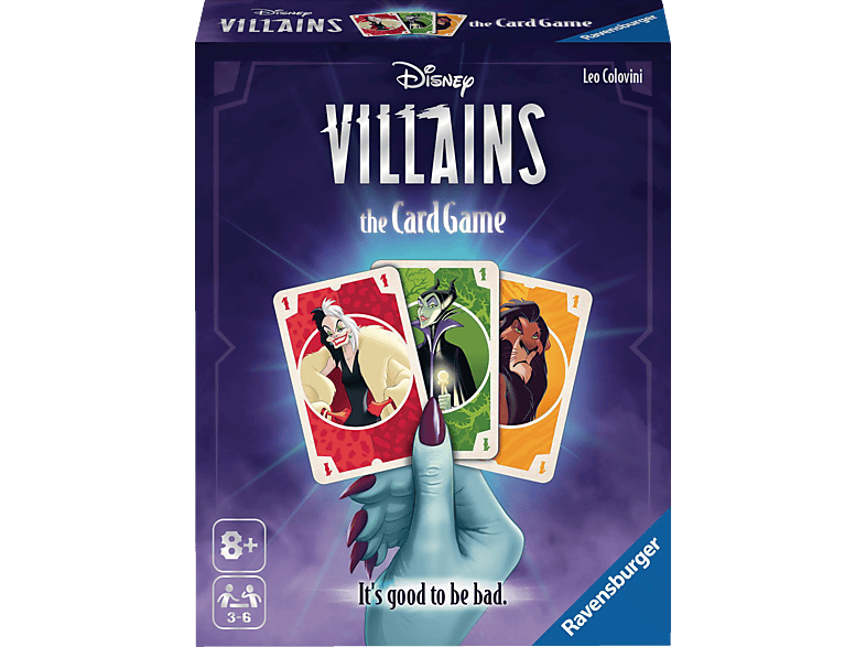 RAVENSBURGER Disney Villains - The Card Game Ravensburger® Kartenspiele Mehrfarbig von RAVENSBURGER