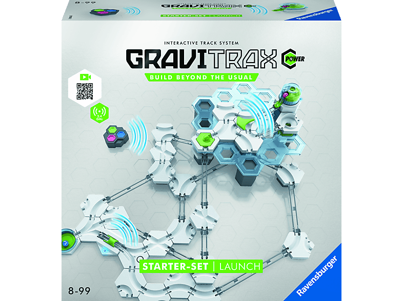 RAVENSBURGER GraviTrax C Starter-Set Launch Kugelbahnsystem Mehrfarbig von RAVENSBURGER