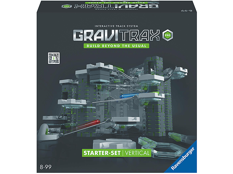 RAVENSBURGER GraviTrax PRO Starter-Set Vertical Kugelbahnsystem Mehrfarbig von RAVENSBURGER