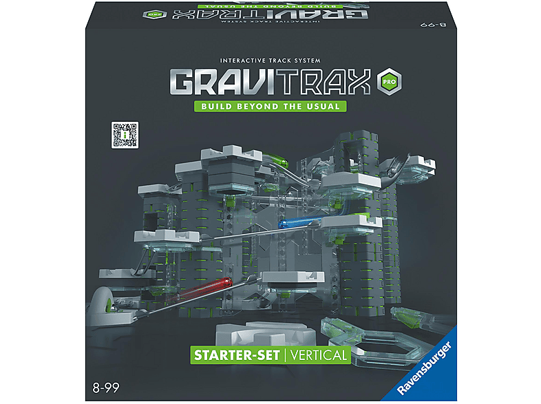 RAVENSBURGER GraviTrax PRO Starter-Set Vertical Kugelbahnsystem, Mehrfarbig von RAVENSBURGER