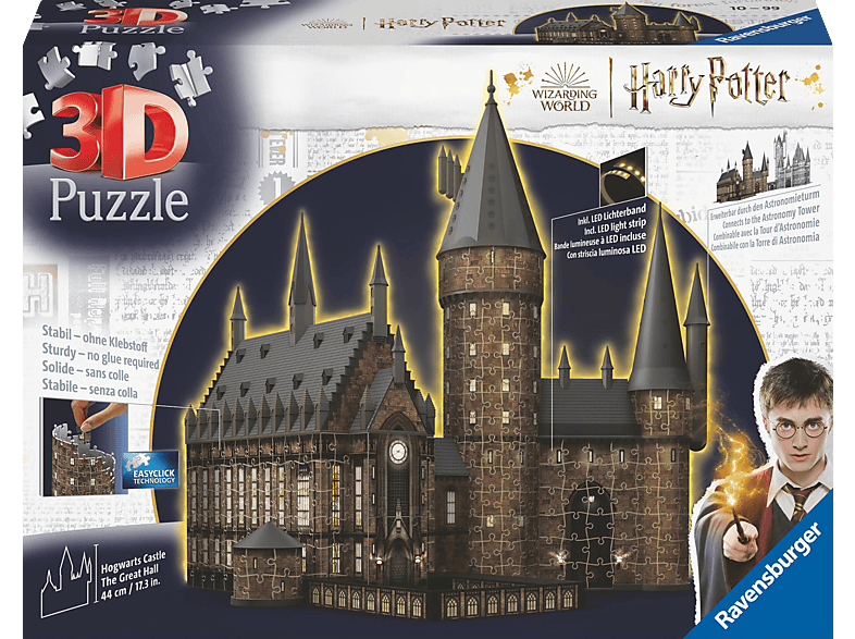 RAVENSBURGER Hogwarts Castle Great Hall Night Edition 3D Puzzle von RAVENSBURGER